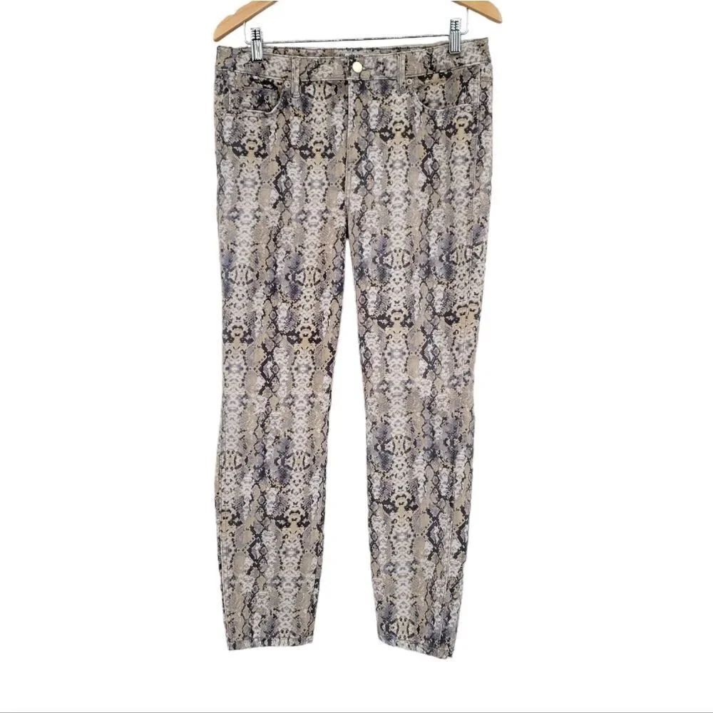 Free People Snakeskin Print Pants Women's Size 31